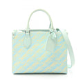 Louis Vuitton Blue Yellow Monogram Empreinte Handbag