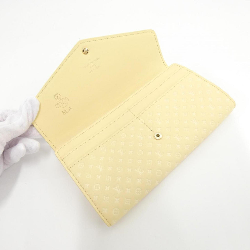 Louis Vuitton Jaune Leather Long Wallet