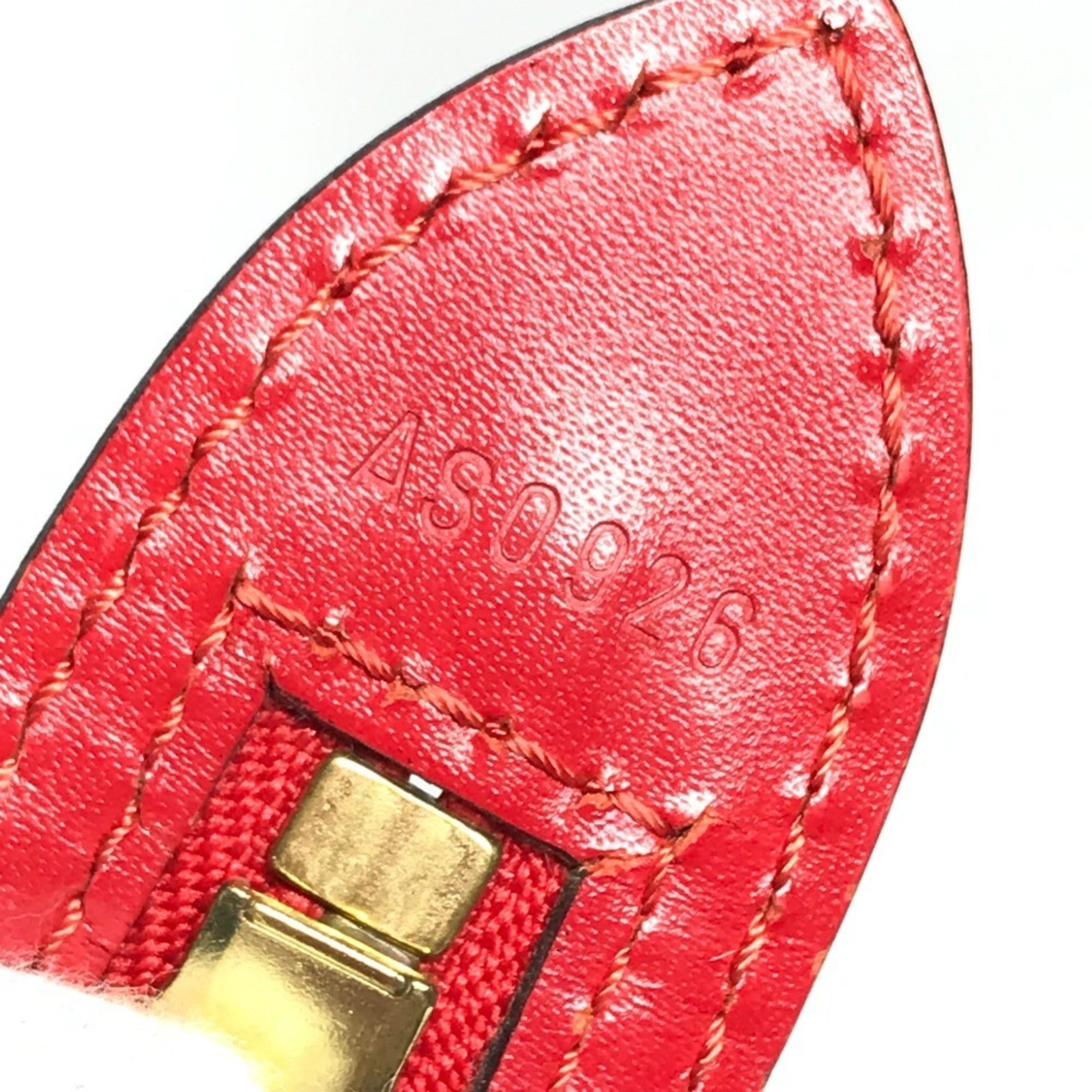 Louis Vuitton Castilian Red Red Color Epi Leather Shoulder Bag