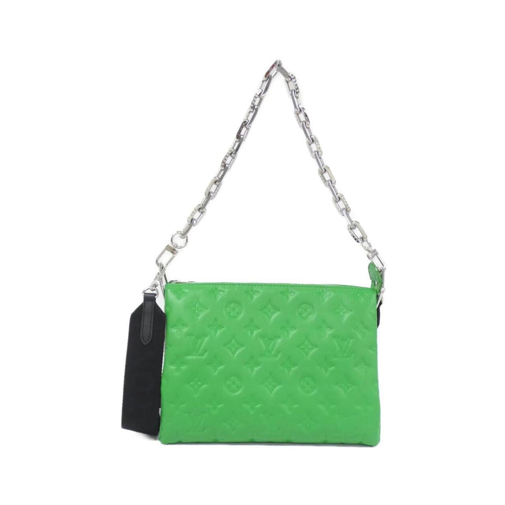 Louis Vuitton Green Leather Handbag