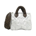 Louis Vuitton Metallic Metallic Silver Boston Bag