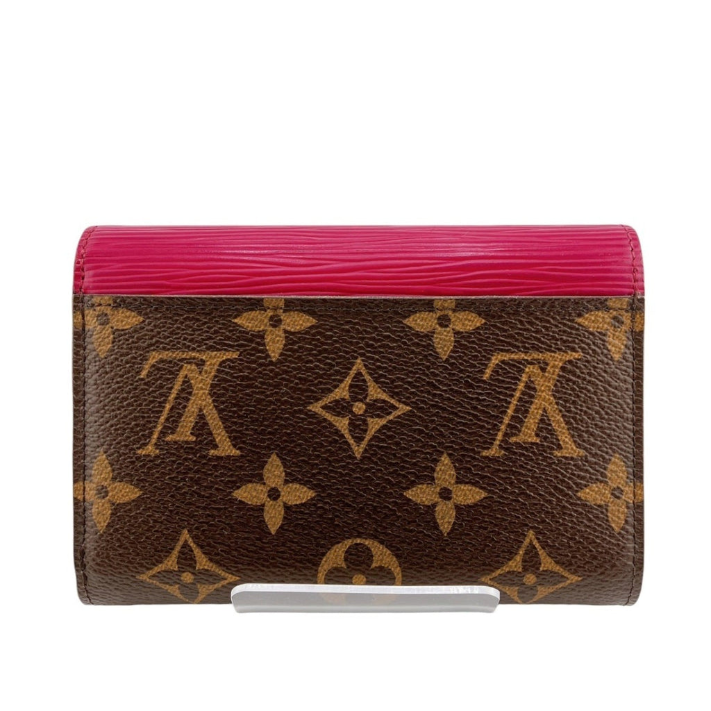 Louis Vuitton Monogram Fuchsia Monogram Epi Leather Wallet (Tri-Fold)