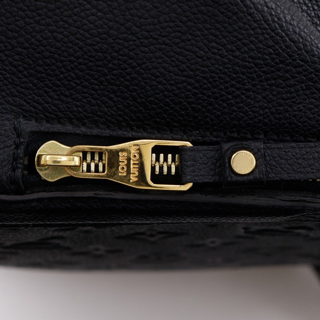 Louis Vuitton Black Noir Monogram Empreinte Handbag