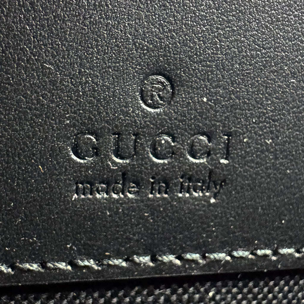 Gucci Black Gg Supreme Canvas Shoulder Bag (Pre-Owned)