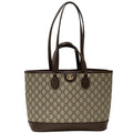Gucci Brown Gg Supreme Canvas Handbag Tote Bag (Pre-Owned)