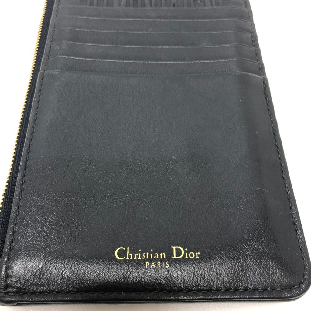 Christian Dior Navy Cloth Shoulder Bag (Pre-Owned)
