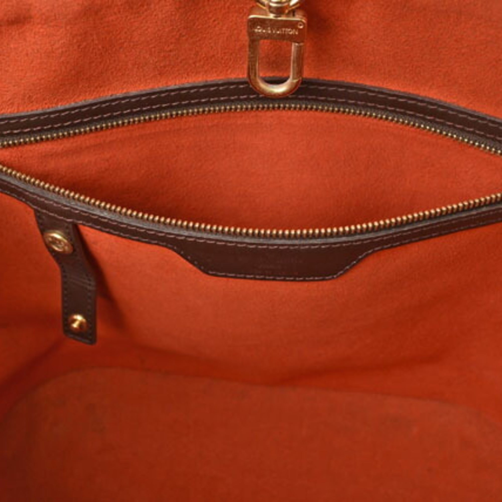 Louis Vuitton Damier Canvas Ebene Damier Canvas Shoulder Bag Tote Bag