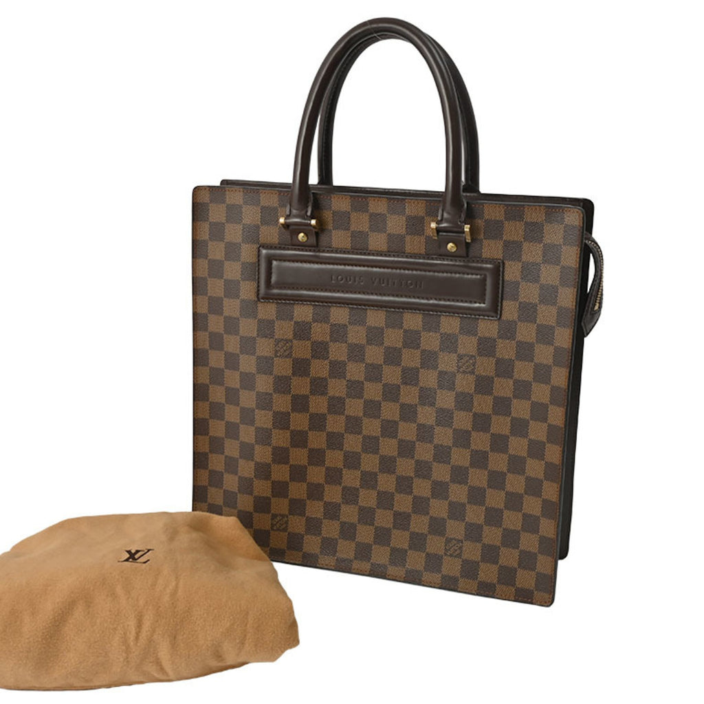 Louis Vuitton Damier Canvas Ebene Or Canvas Damier Canvas Handbag Tote Bag