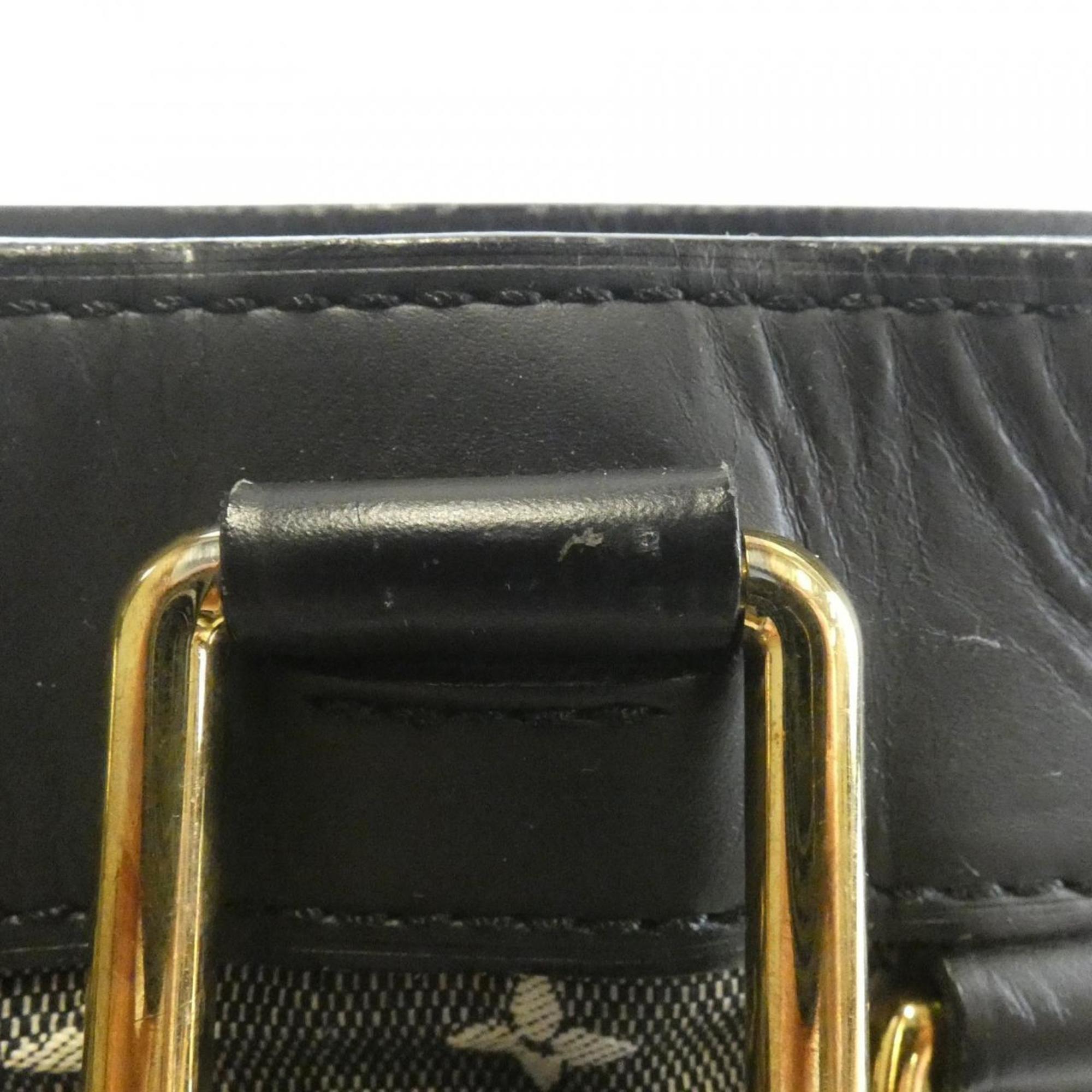 Louis Vuitton Black Canvas Handbag