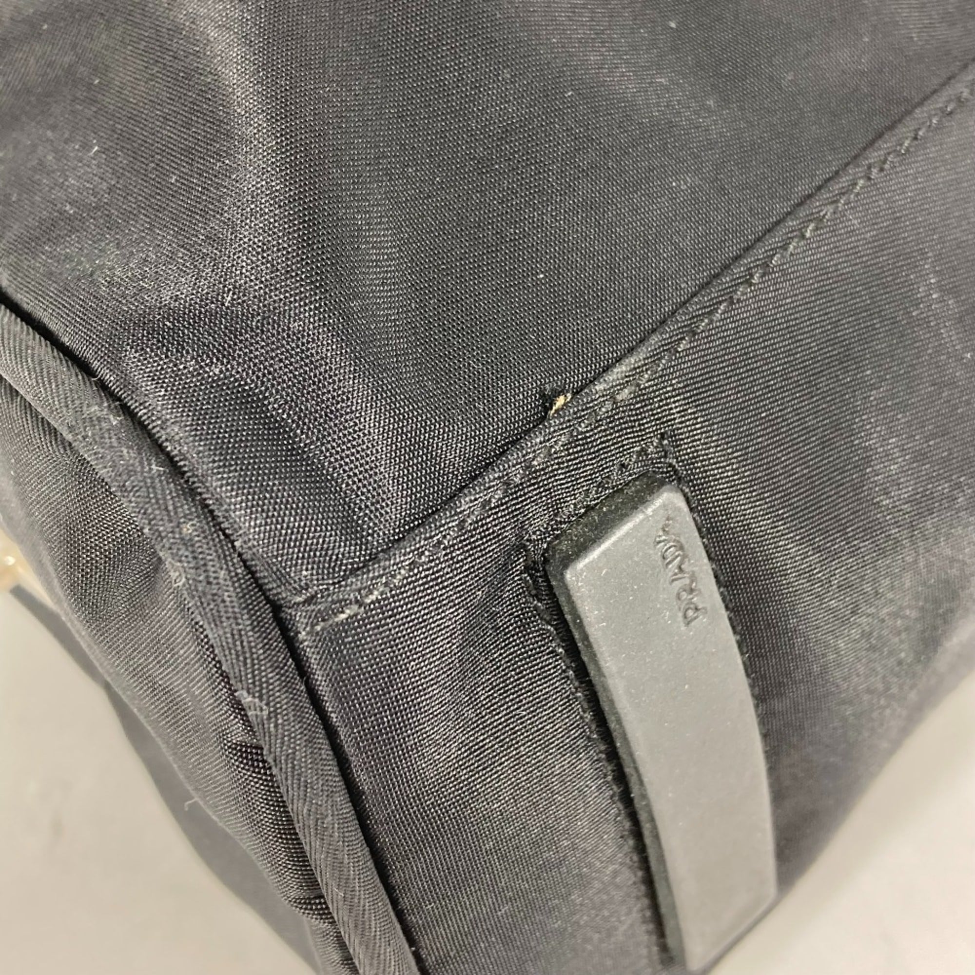 Prada Black Cloth Handbag