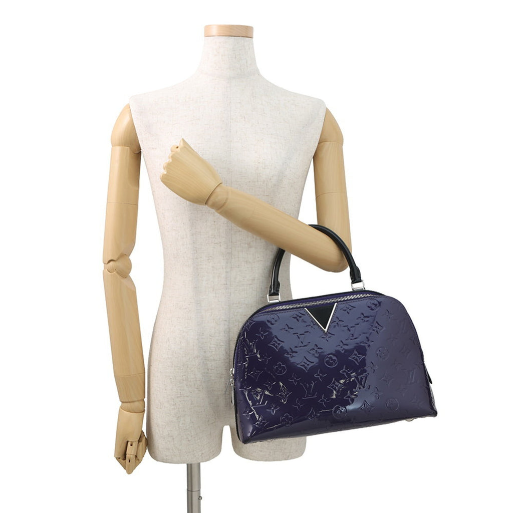 Louis Vuitton Monogram Noir Purple Monogram Vernis Handbag Shoulder Bag