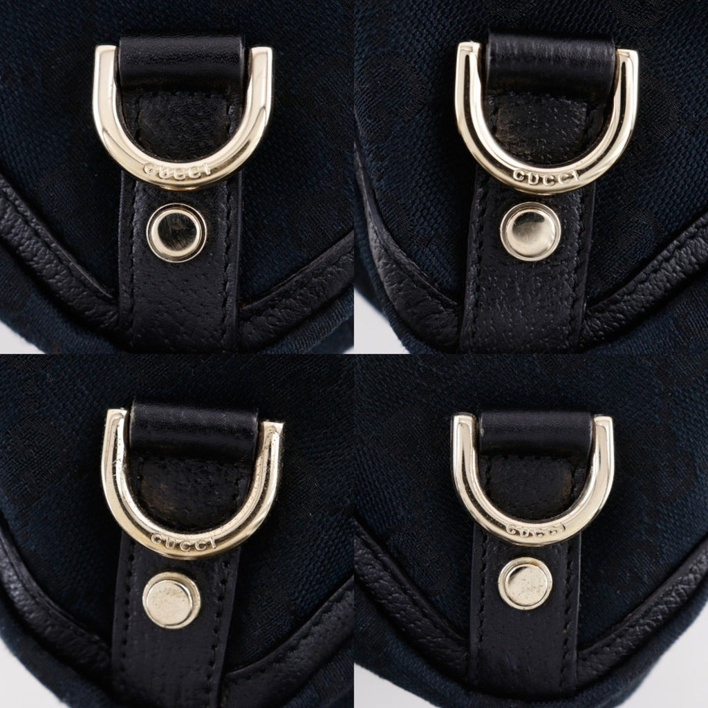 Gucci Black Gg Canvas Handbag Tote Bag (Pre-Owned)