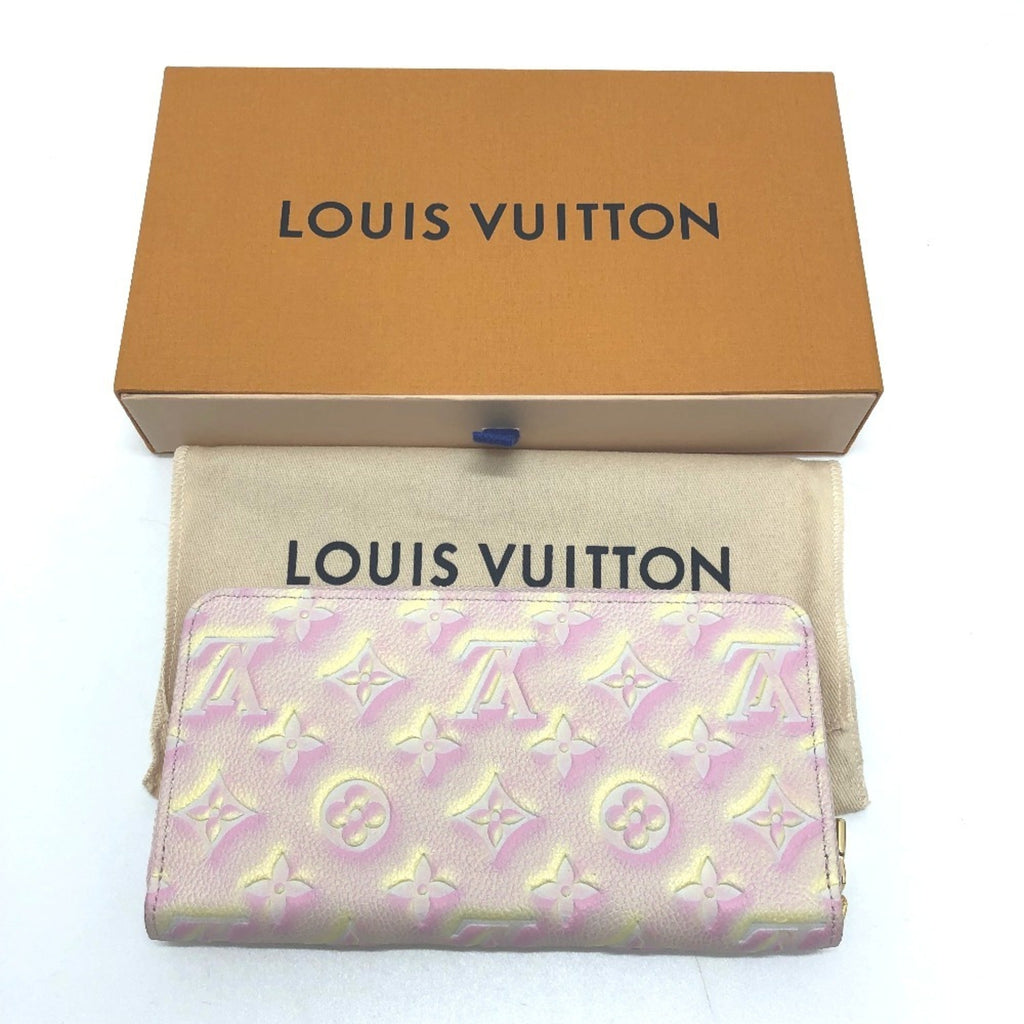Louis Vuitton Monogram Empreinte Light Pink Monogram Empreinte Long Wallet