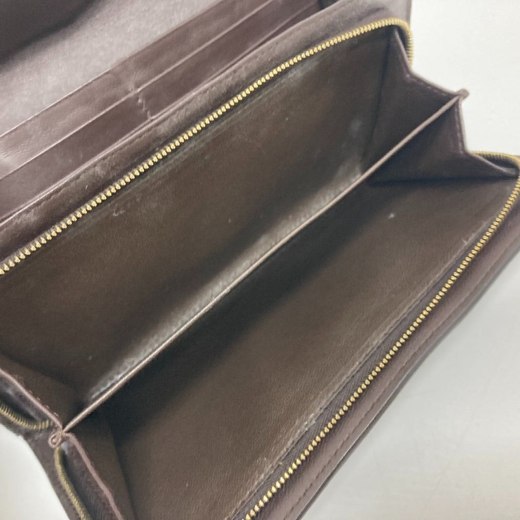 Bottega Veneta Intrecciato Brown Intrecciato Long Wallet (Bi-Fold)