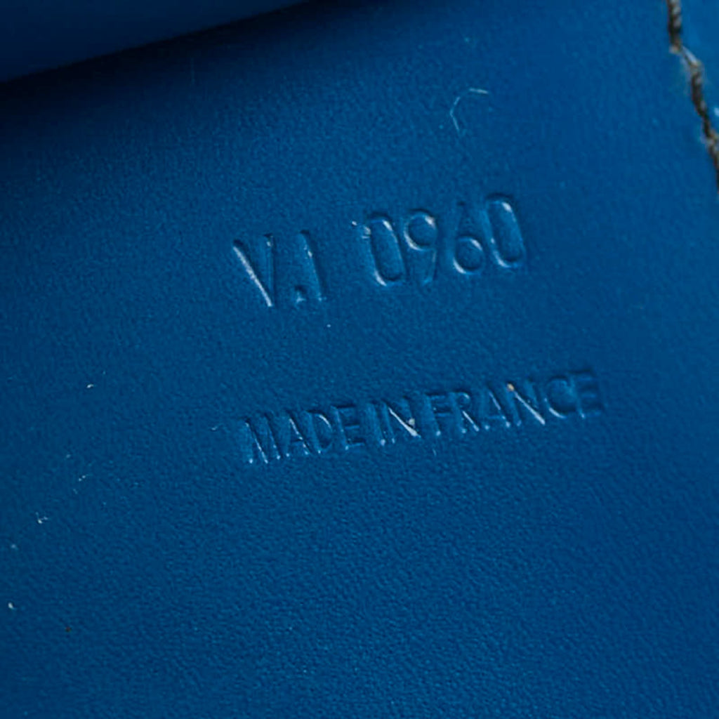 Louis Vuitton Black Blue Cuir Ombre Leather Handbag Shoulder Bag