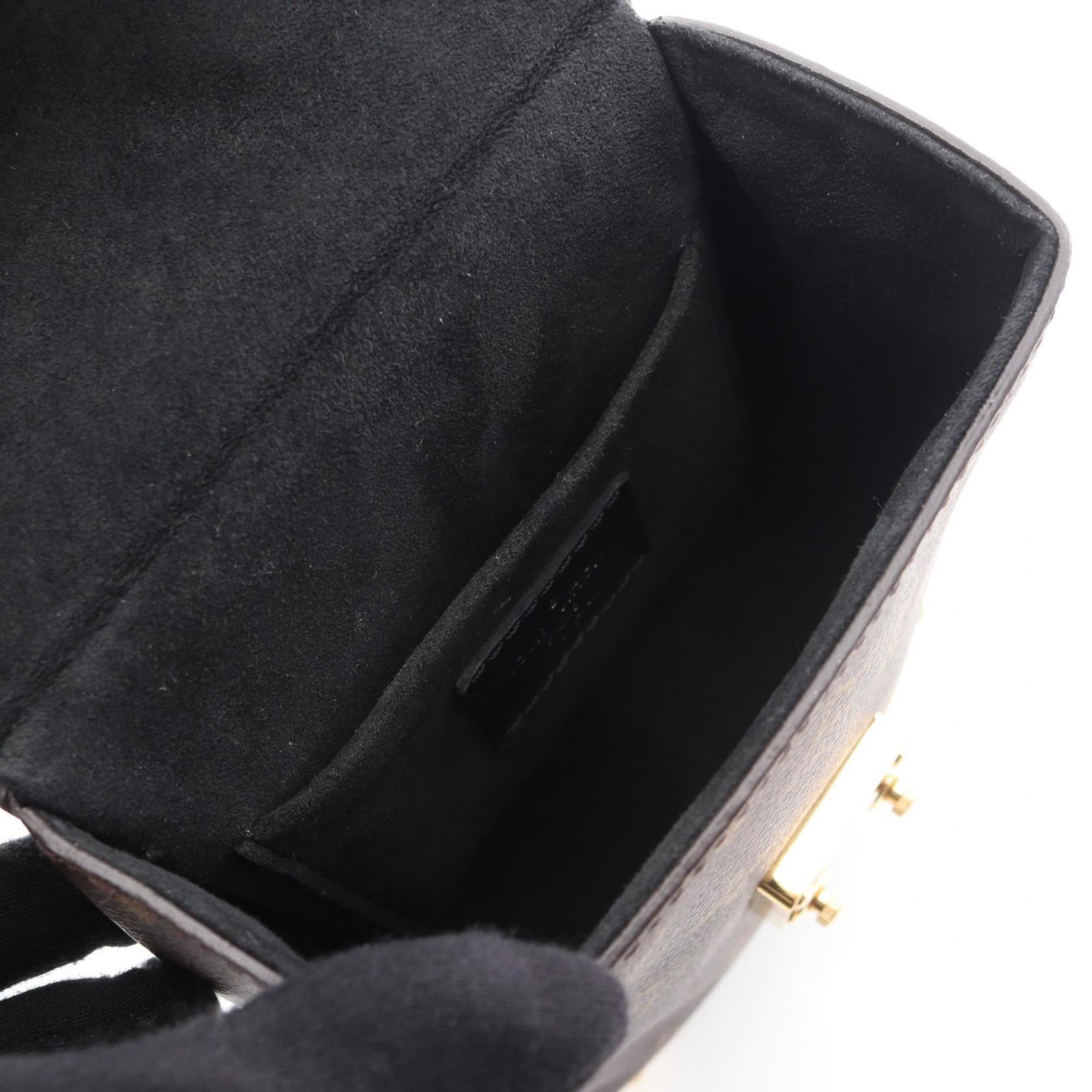 Louis Vuitton Brown Monogram Reverse Coated Canvas Leather Handbag