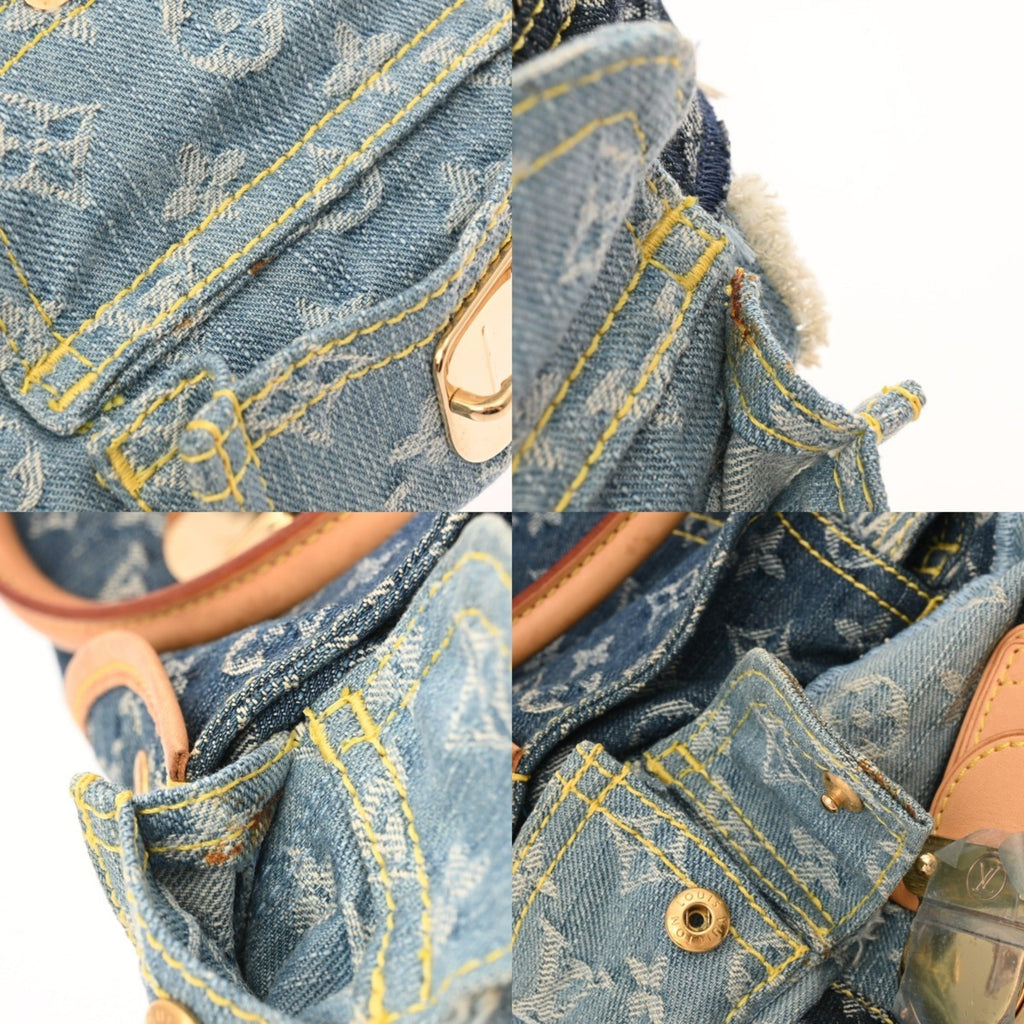 Louis Vuitton Monogram Denim Blue Monogram Denim Handbag