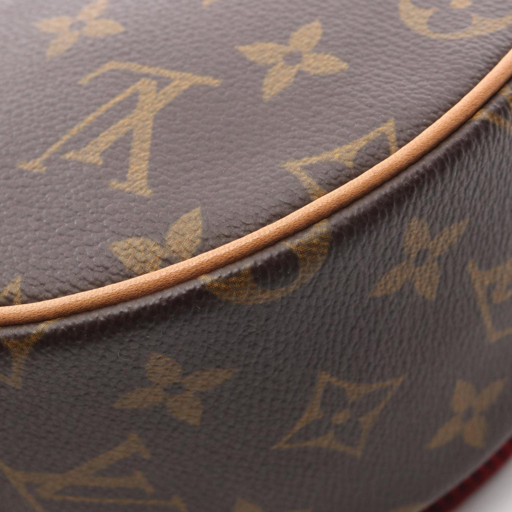 Louis Vuitton Brown Monogram Coated Canvas Leather Handbag Shoulder Bag