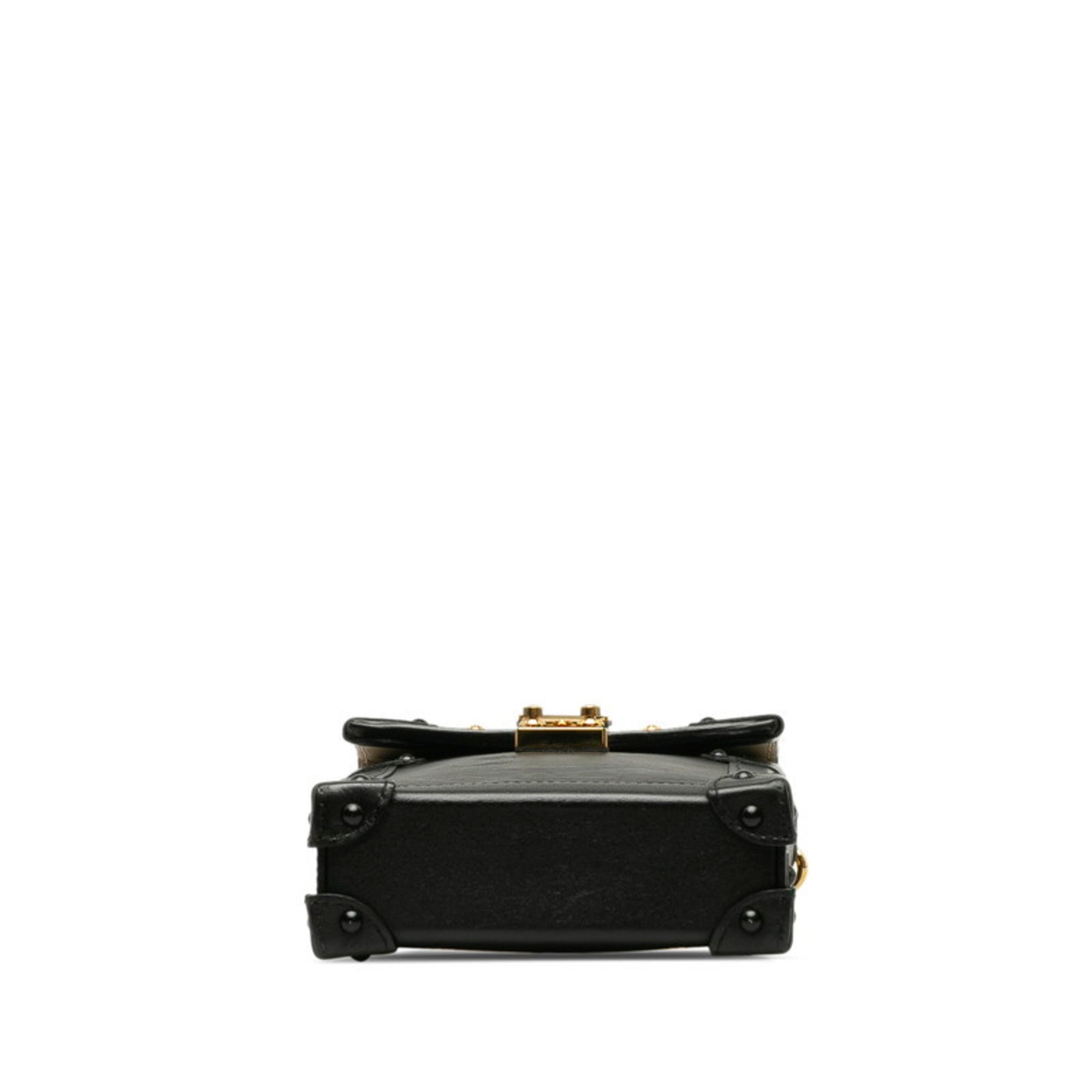 Louis Vuitton Black Noir Leather Shoulder Bag