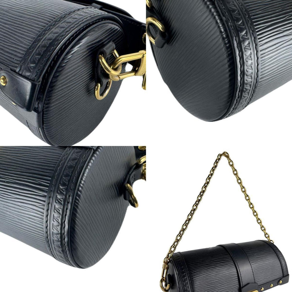 Louis Vuitton Noir Epi Leather Shoulder Bag