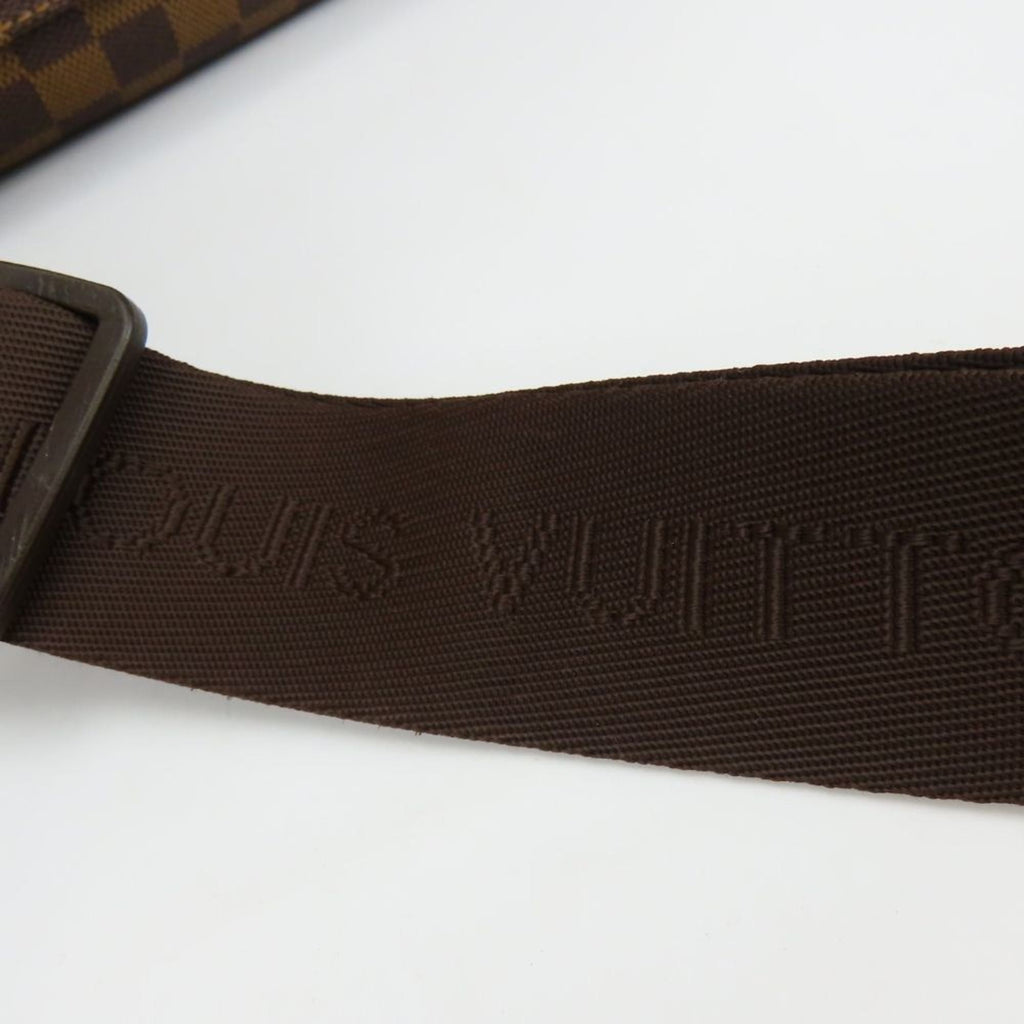 Louis Vuitton Brown Damier Canvas Ebene Damier Canvas Leather Shoulder Bag