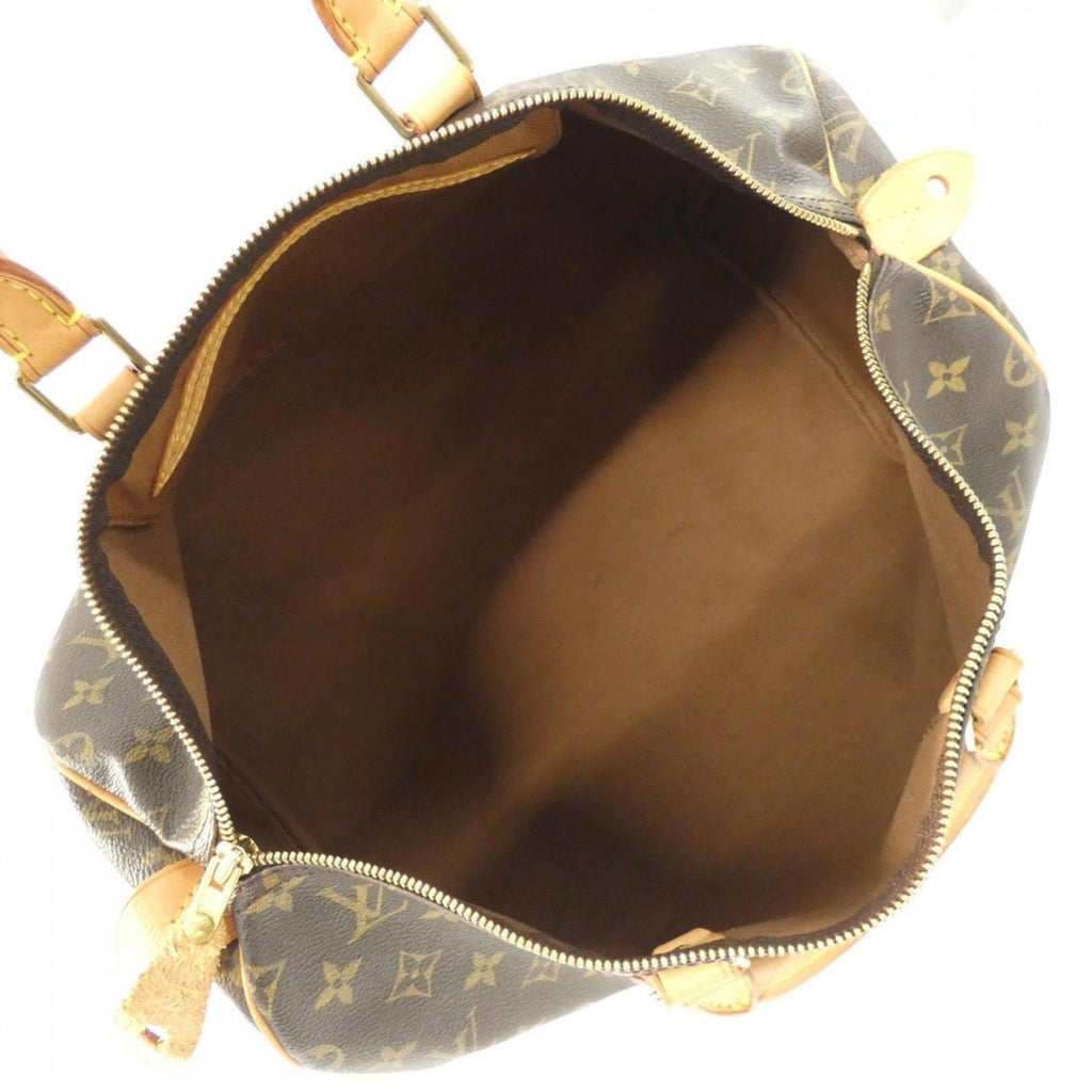 Louis Vuitton Marron Coated Canvas Boston Bag