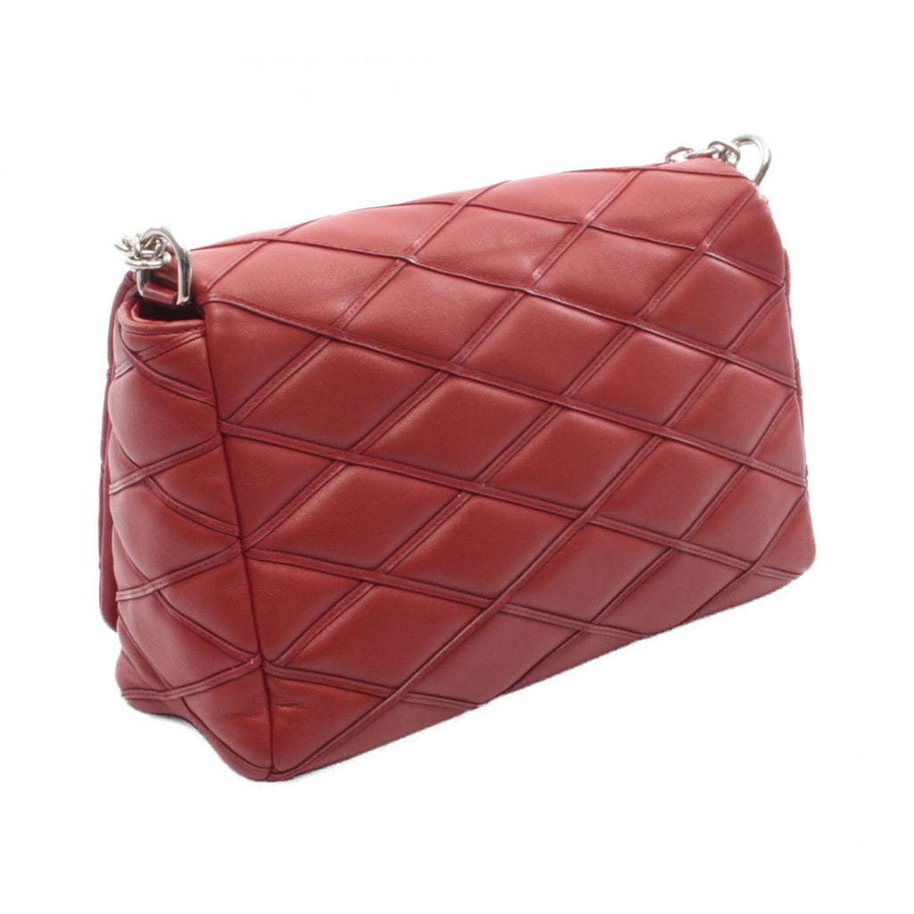 Louis Vuitton Red Color Leather Handbag Shoulder Bag