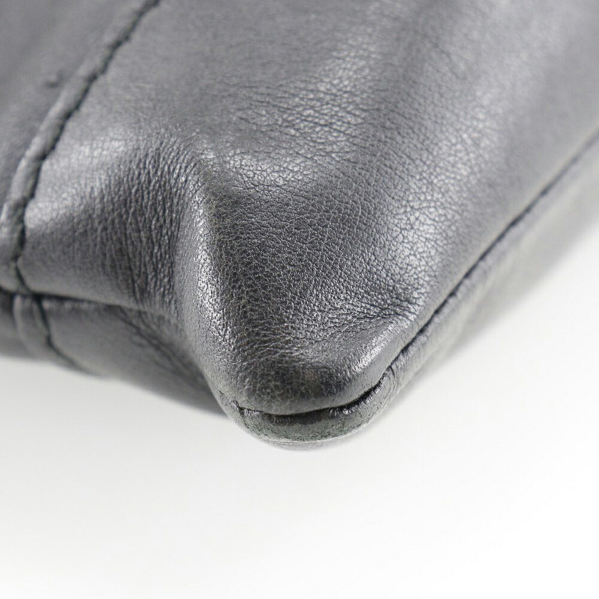 Balenciaga Black Suede Clutch