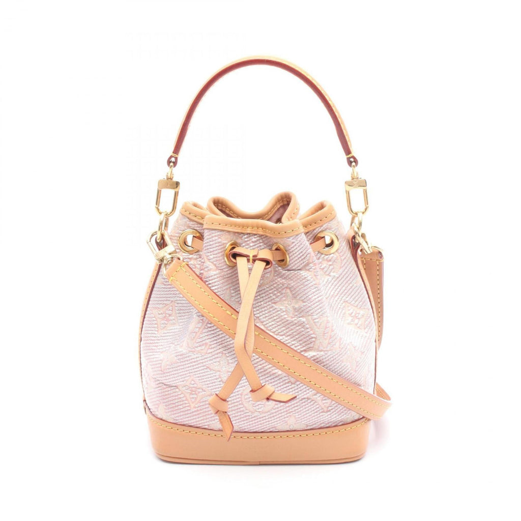Louis Vuitton Brown Pink Monogram Leather Jacquard Handbag