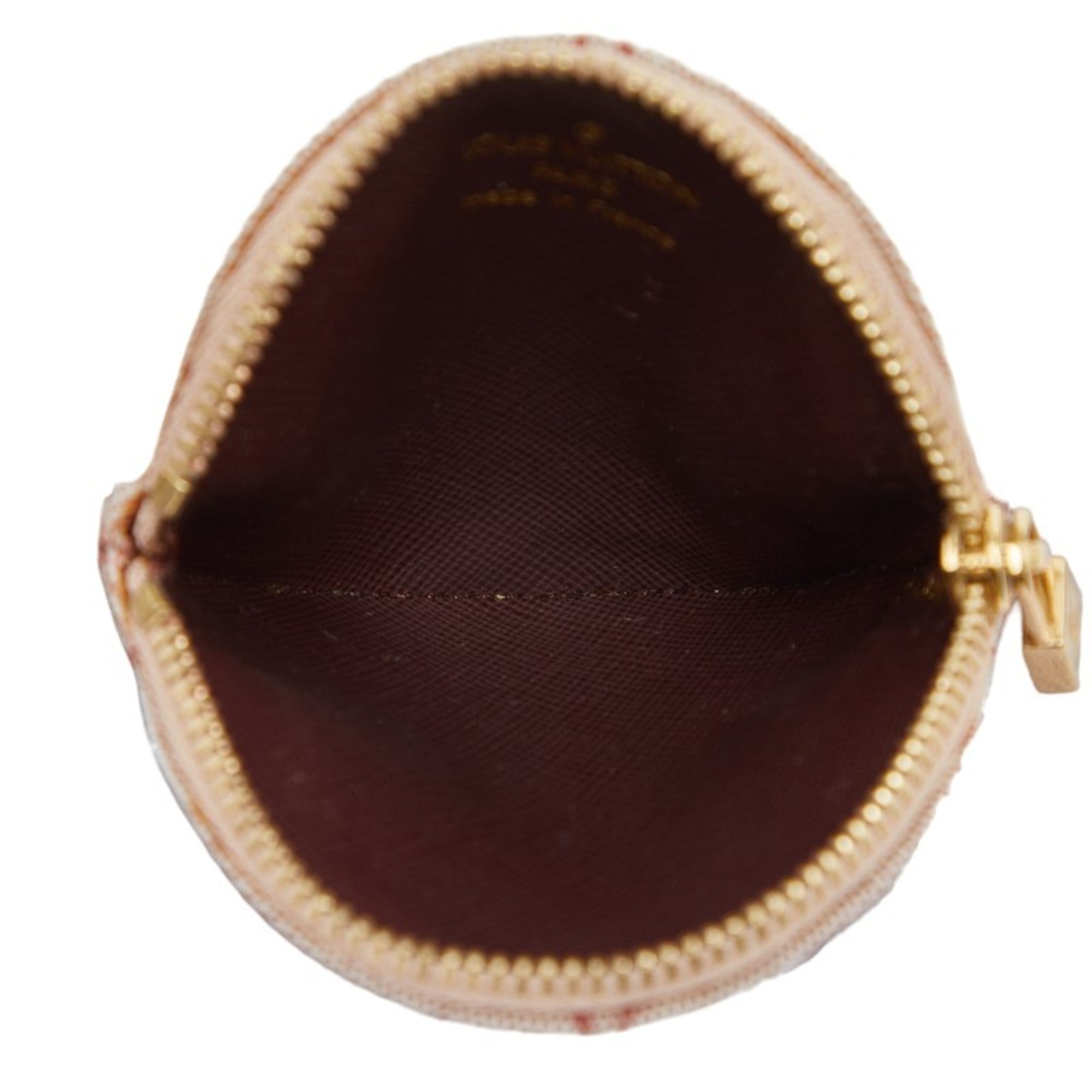 Louis Vuitton Cerise Red Color Canvas Leather Coin Purse/Coin Case