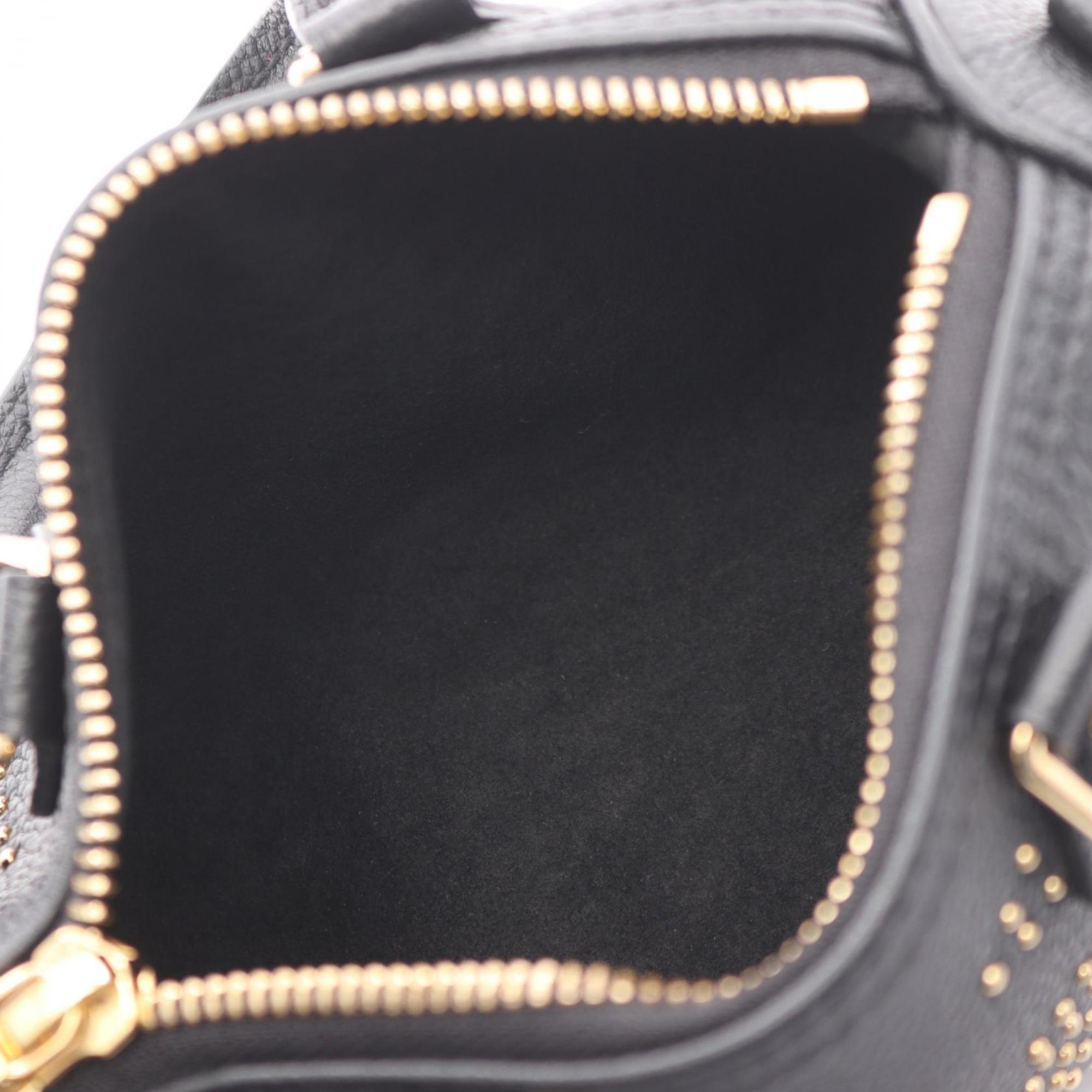Louis Vuitton Black Leather Handbag