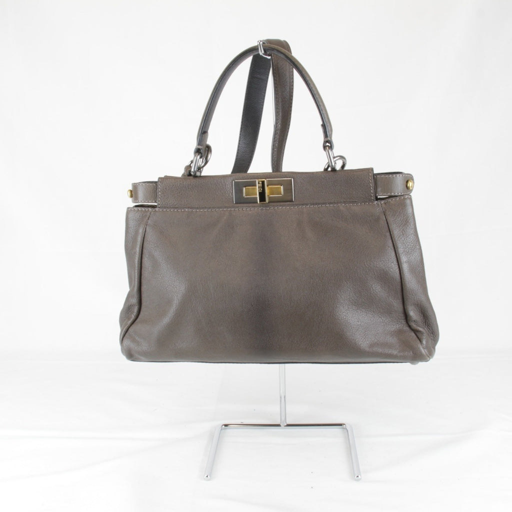 Fendi Brown Leather Handbag