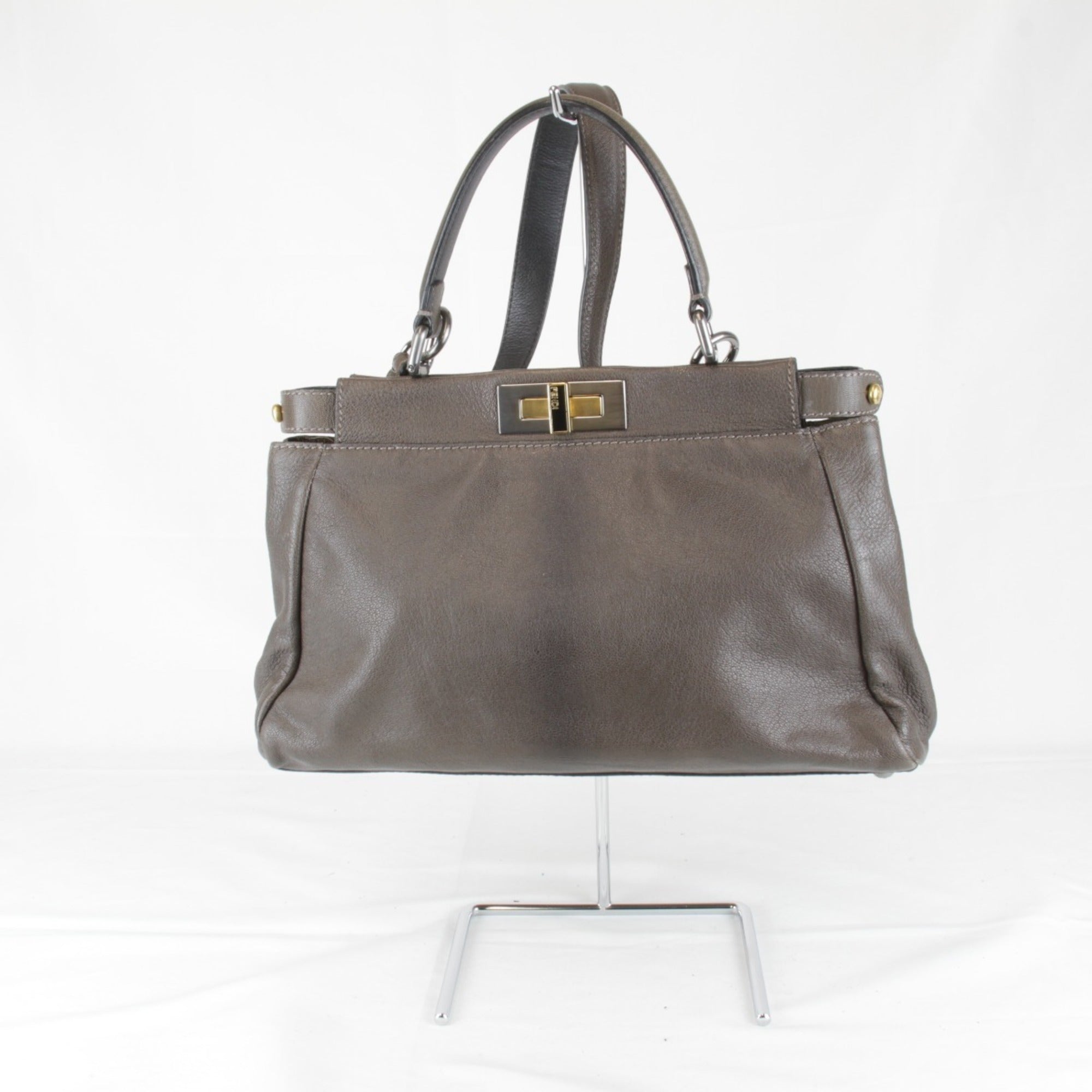 Fendi Brown Leather Handbag