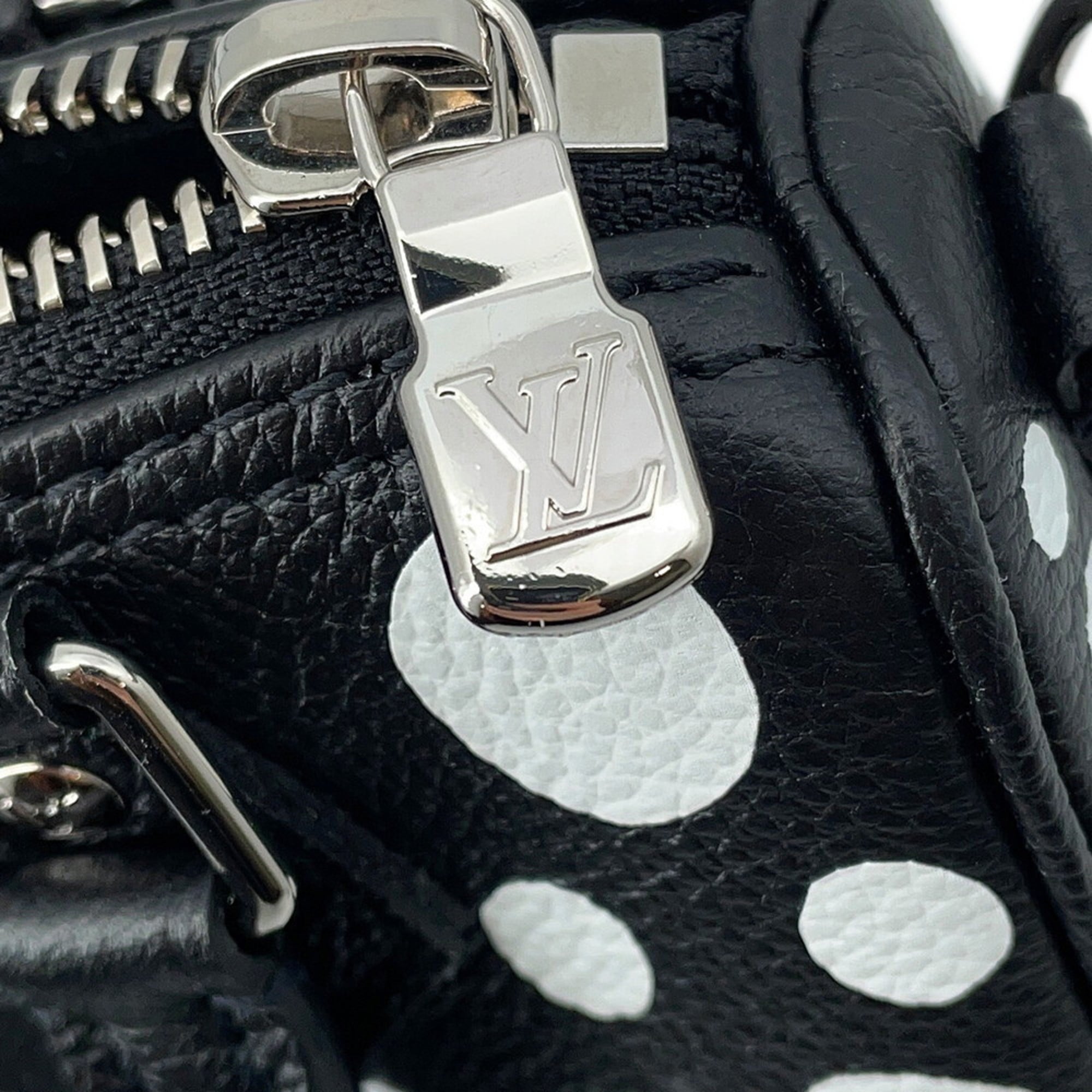 Louis Vuitton Dot Infinity (Yayoi Kusama) Black Noir White Monogram Empreinte Handbag