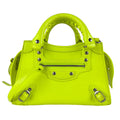 Balenciaga Yellow Leather Handbag Shoulder