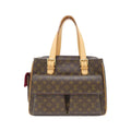 Louis Vuitton Marron Coated Canvas Handbag