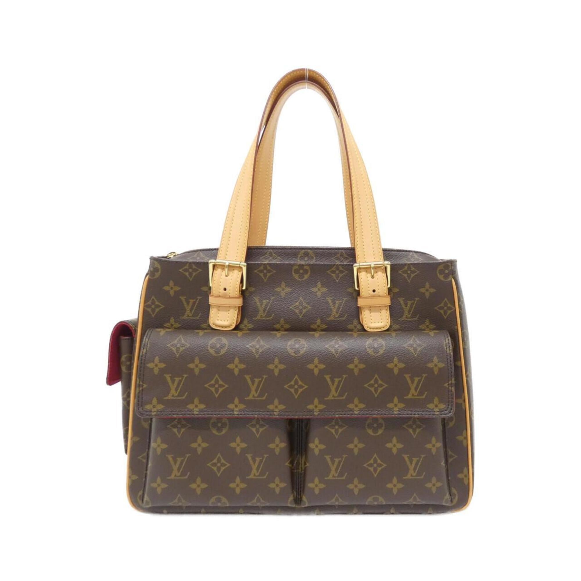Louis Vuitton Marron Coated Canvas Handbag