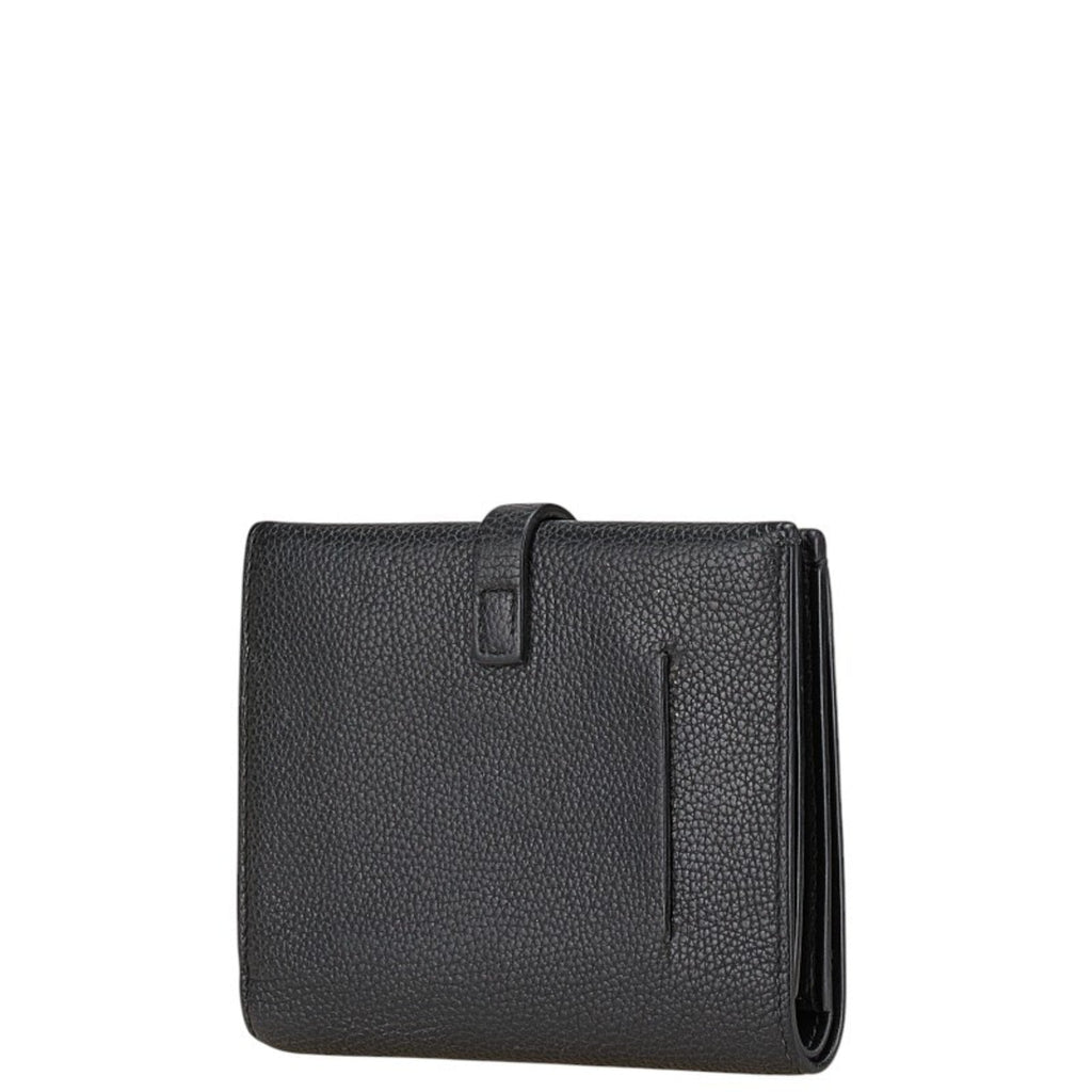 Burberry Black Leather Wallet (Bi-Fold)