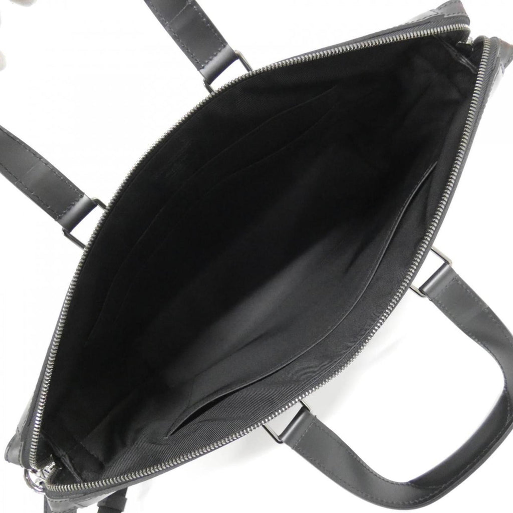 Louis Vuitton Black Coated Canvas Briefcase Handbag