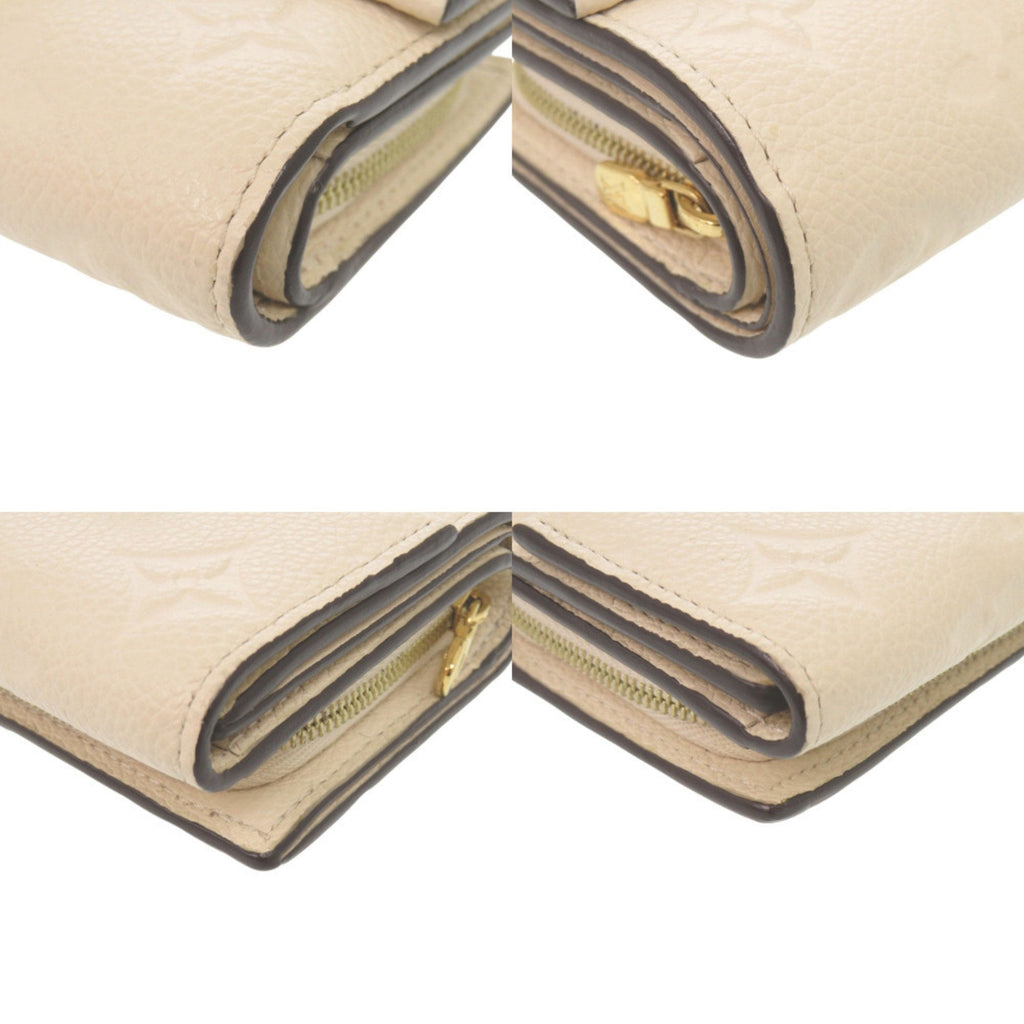 Louis Vuitton Monogram Empreinte Gold Monogram White Monogram Empreinte Wallet (Tri-Fold)