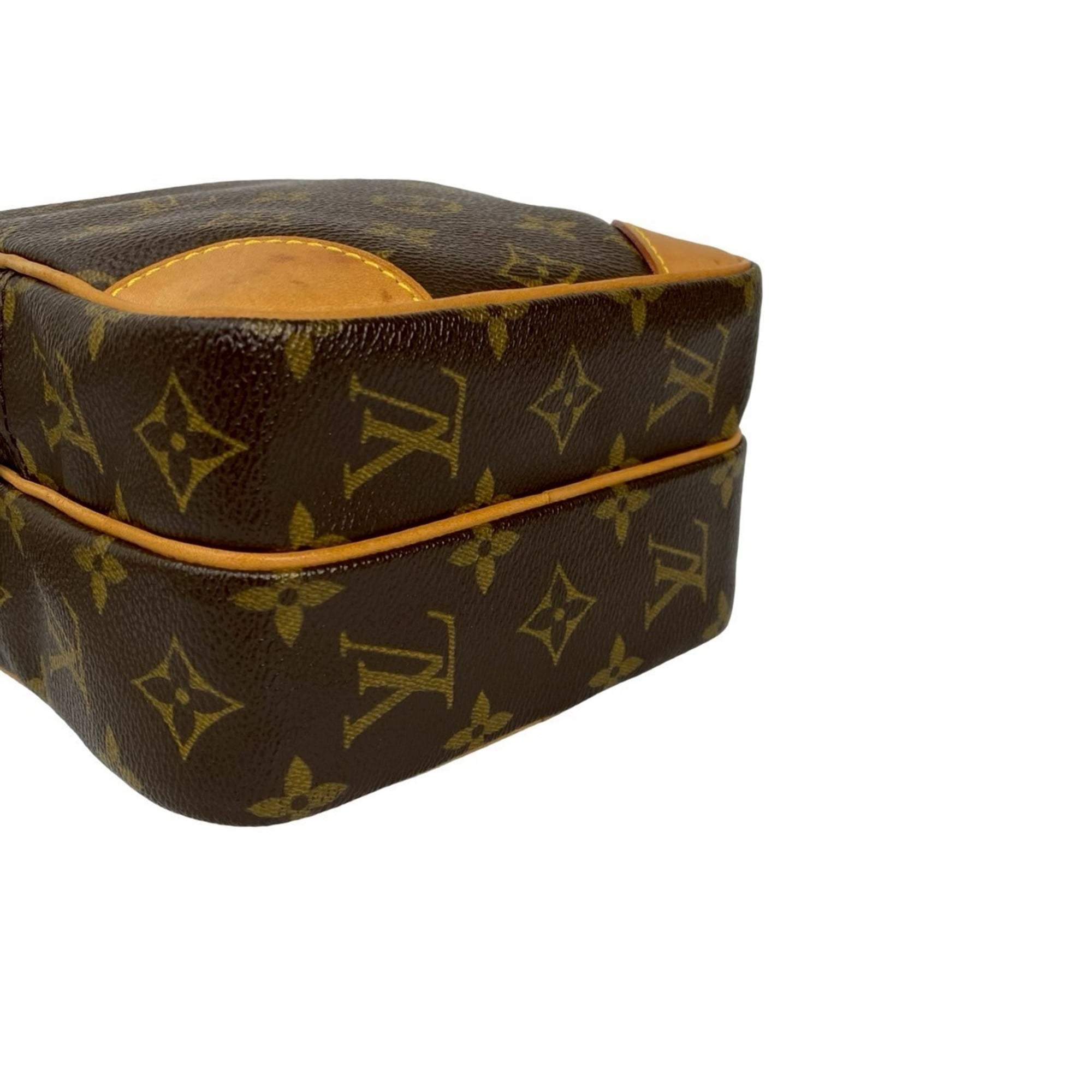 Louis Vuitton Brown Leather Pvc Pochette Shoulder Bag