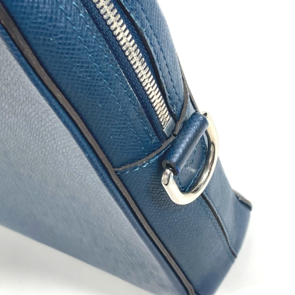 Louis Vuitton Navy Ocean Taiga Leather Briefcase Handbag