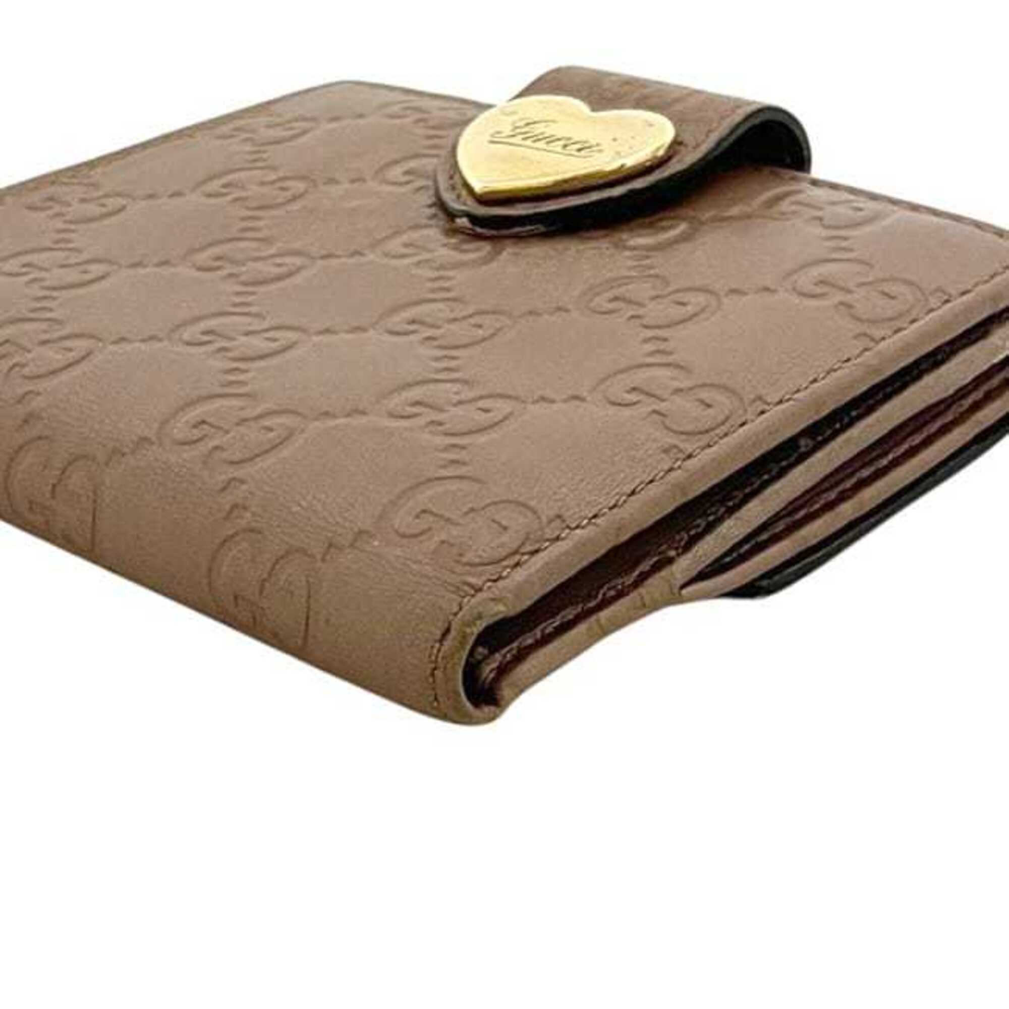 Gucci Beige Leather Wallet (Bi-Fold) (Pre-Owned)