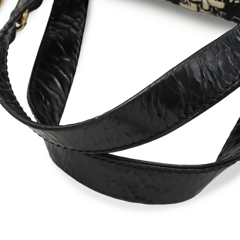 Chanel Black Ivory Leather Tweed Shoulder Bag Tote Bag