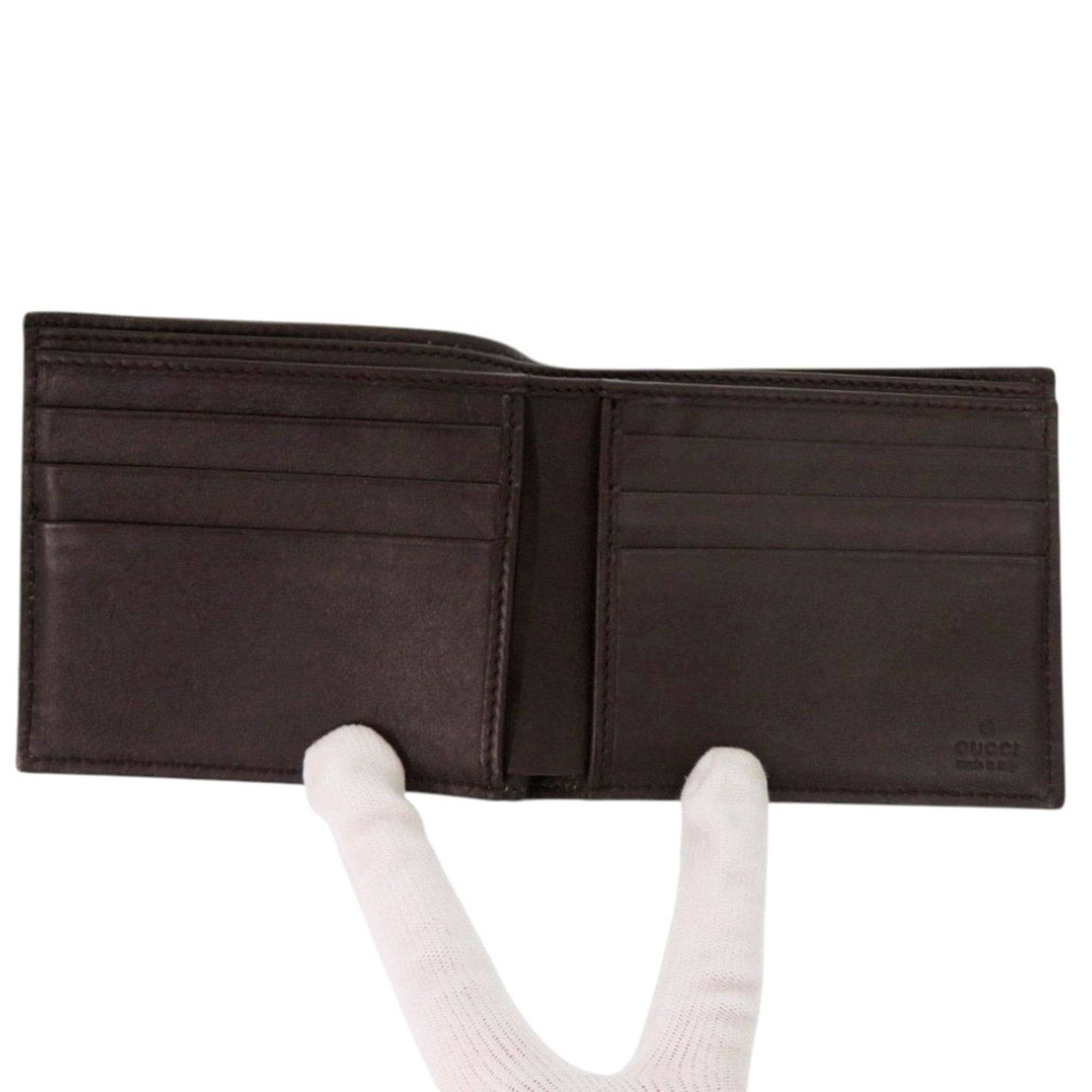 Gucci Brown Gg Supreme Wallet (Bi-Fold) (Pre-Owned)