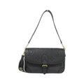 Louis Vuitton Bicolor Black Leather Shoulder Bag