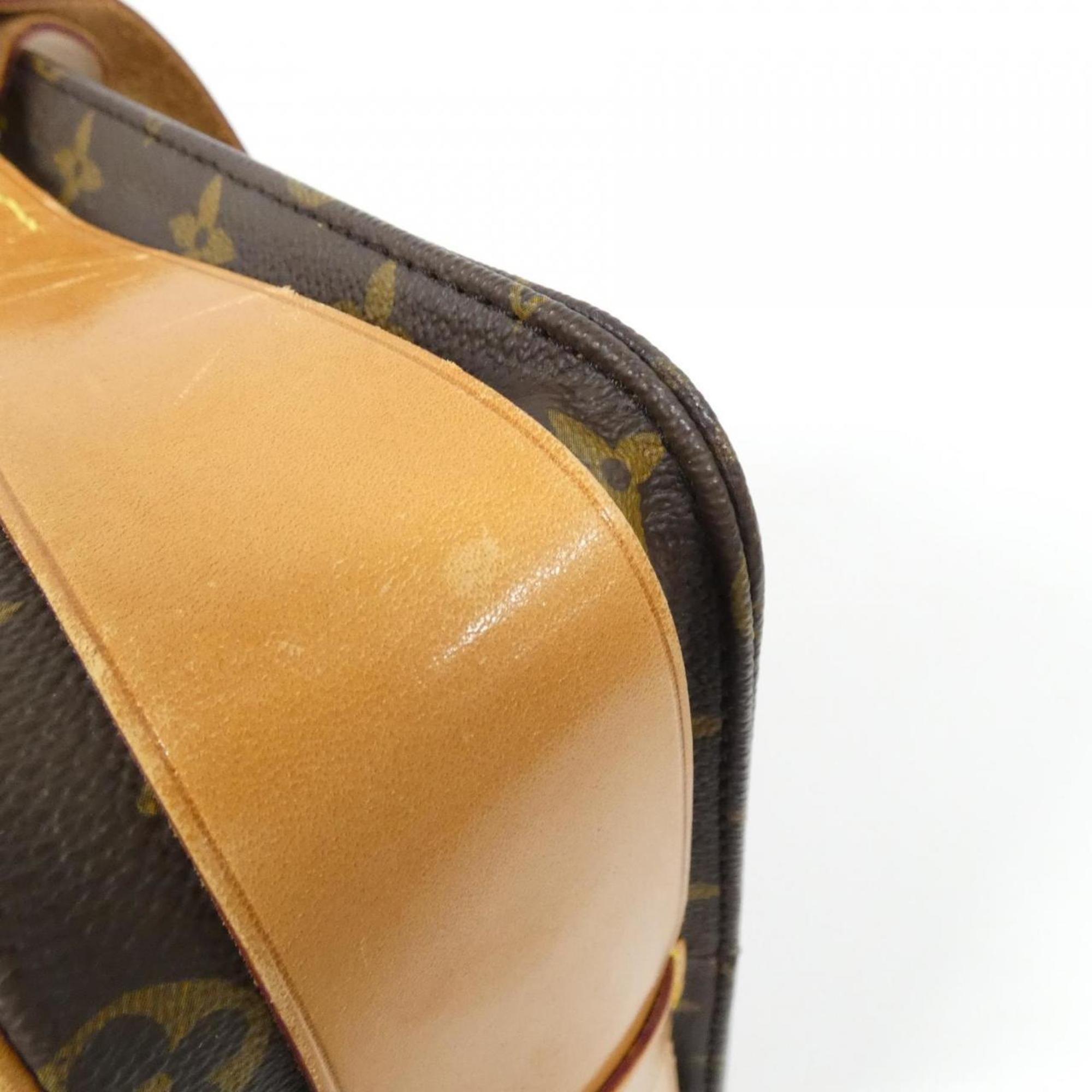 Louis Vuitton Brown Coated Canvas Shoulder Bag