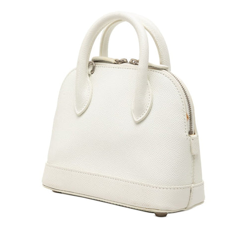 Balenciaga White Leather Handbag Shoulder