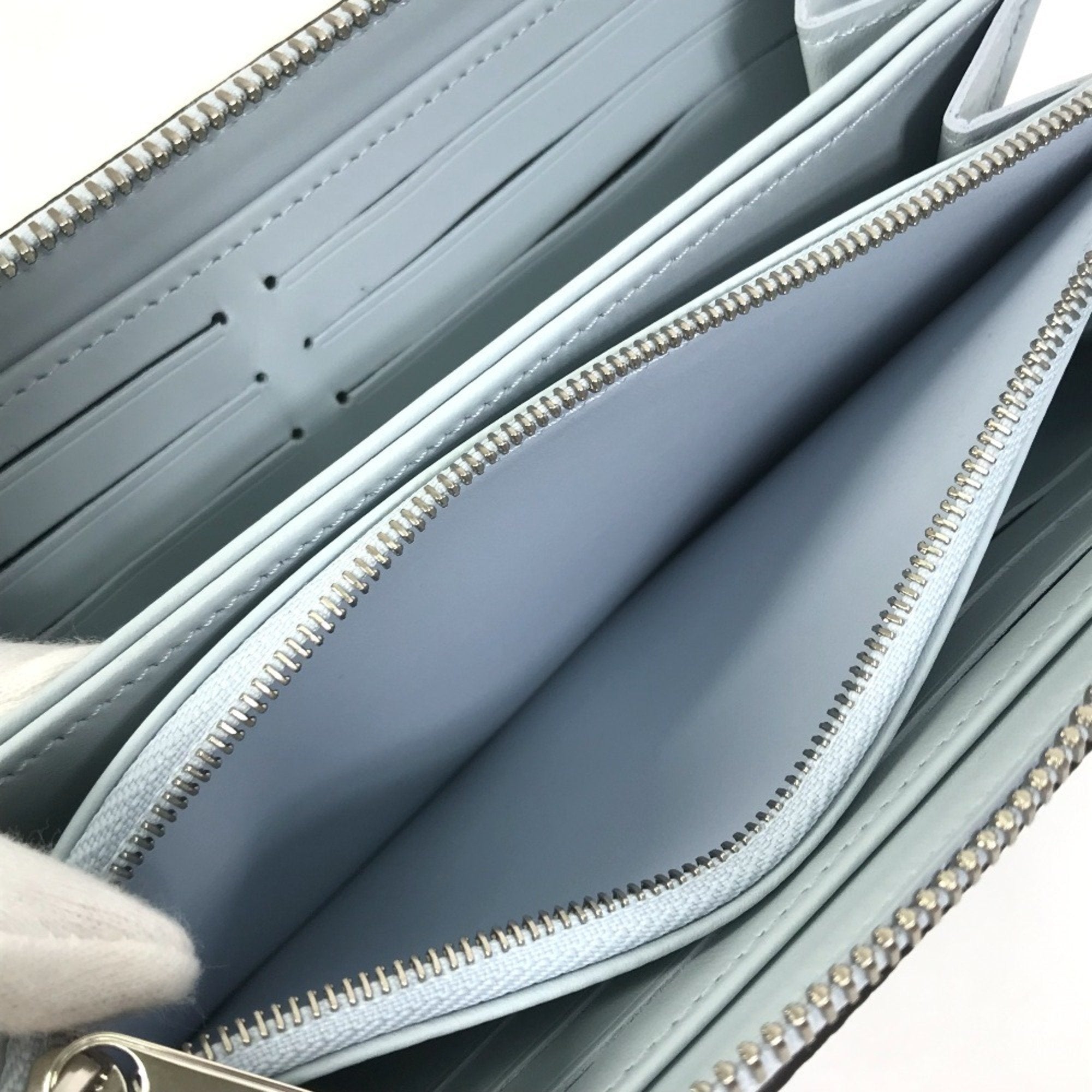 Louis Vuitton Mahina Blue Monogram Long Wallet