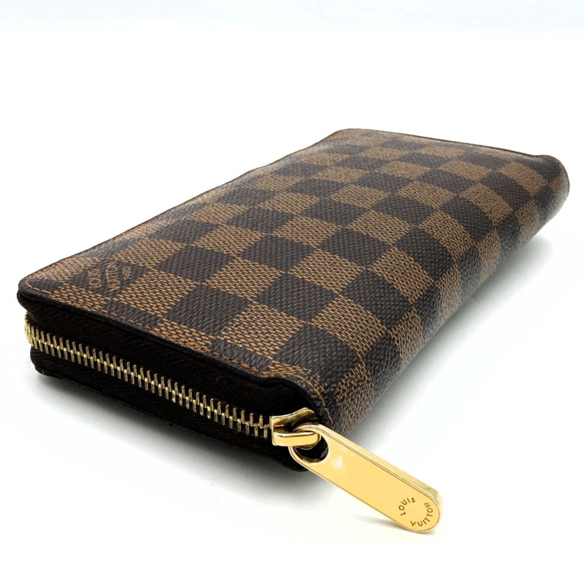 Louis Vuitton Damier Brown Damier Canvas Long Wallet